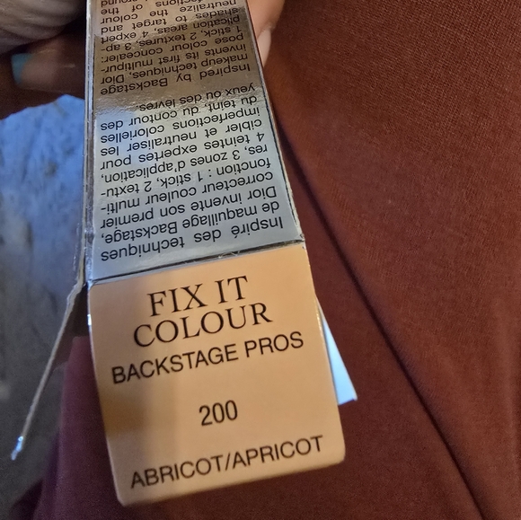 NIB Dior Fix It Colour 2-in-1 Prime & Conceal Face #200 Apricot 0.12oz - Picture 4 of 7